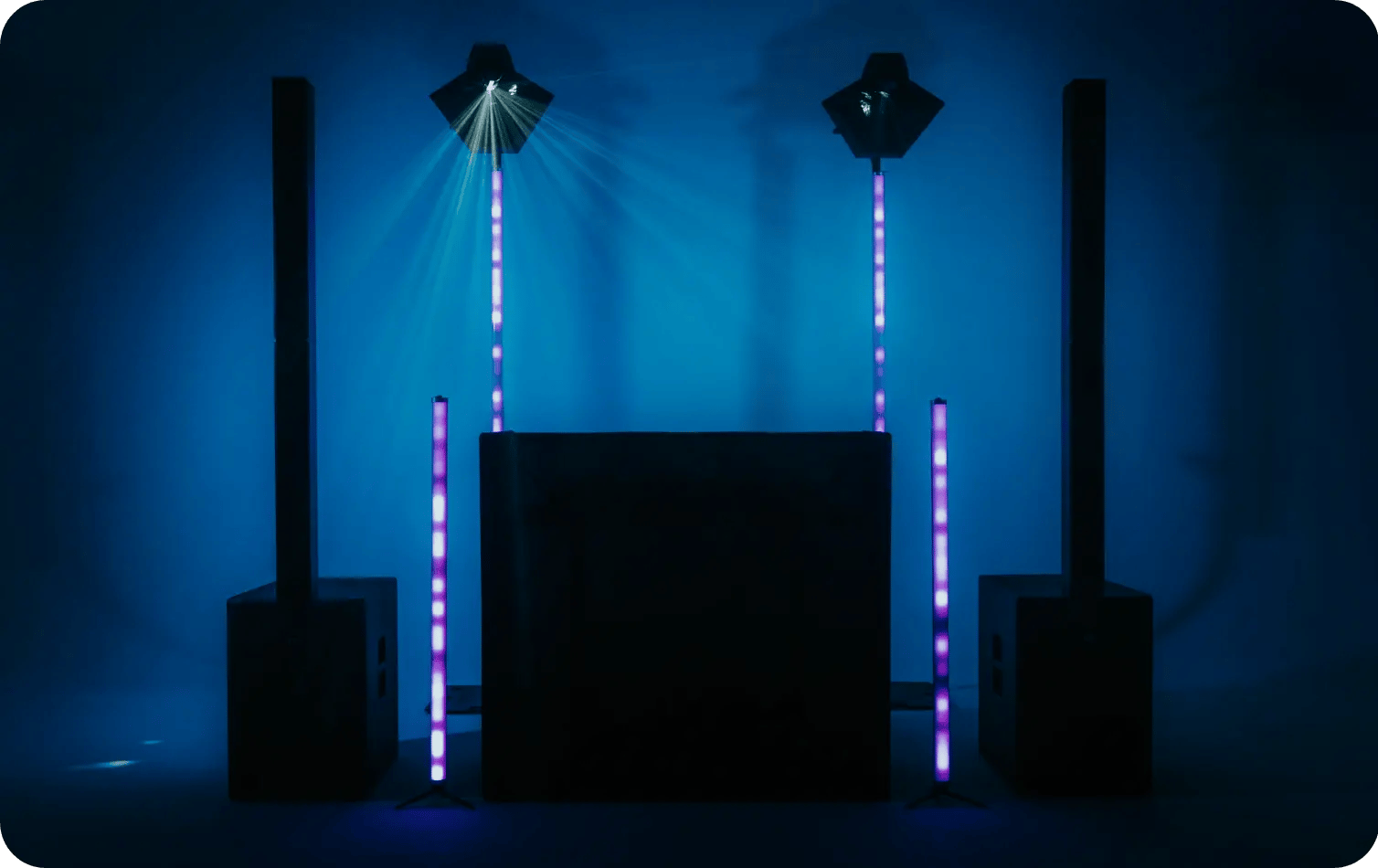 Högtalare och ljudsystem för bröllop och event