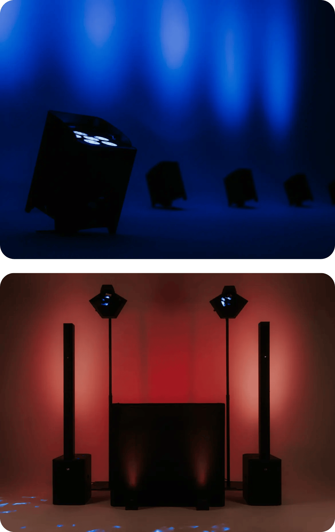 Professionell ljussättning som lyfter bröllopsfestens atmosfär